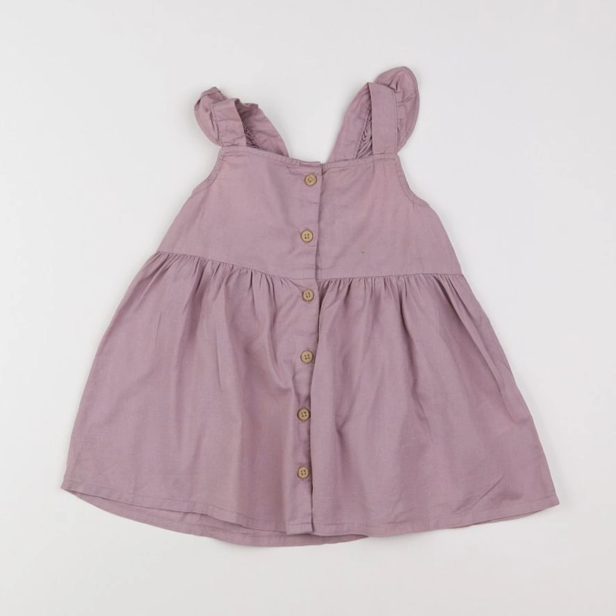 H&M - robe violet - 9/12 mois